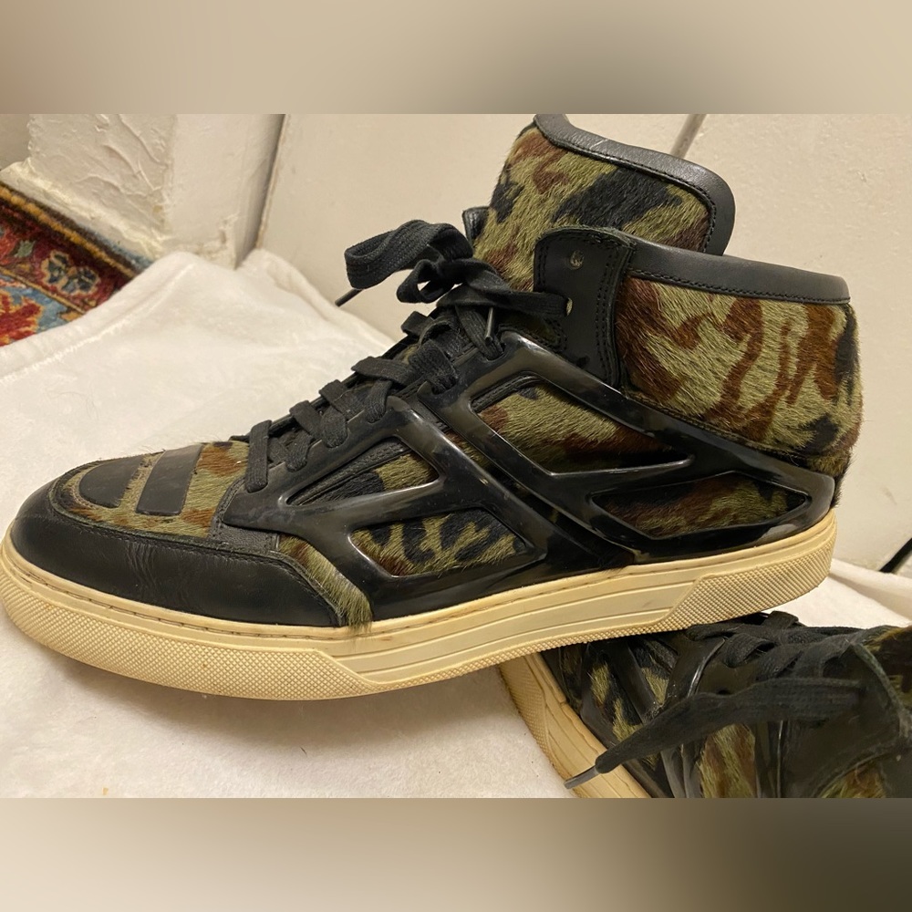 Alejandro Ingelmo high top fur sneakers - Picture 6 of 8